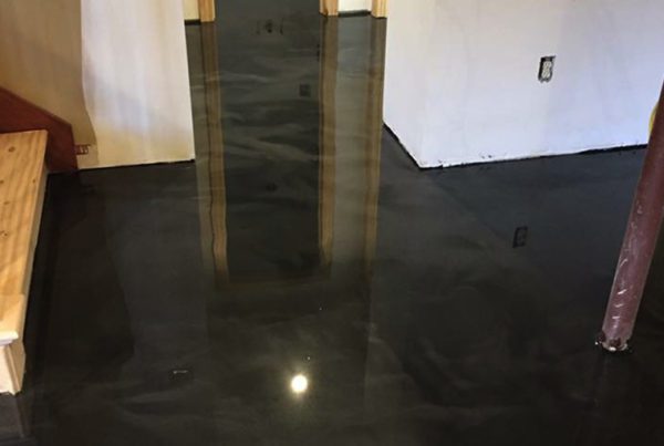 Titanium Metallic Epoxy floor