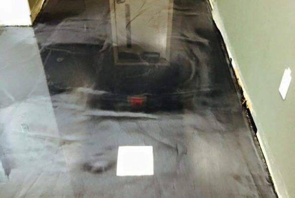 Gunmetal Metallic Epoxy floor