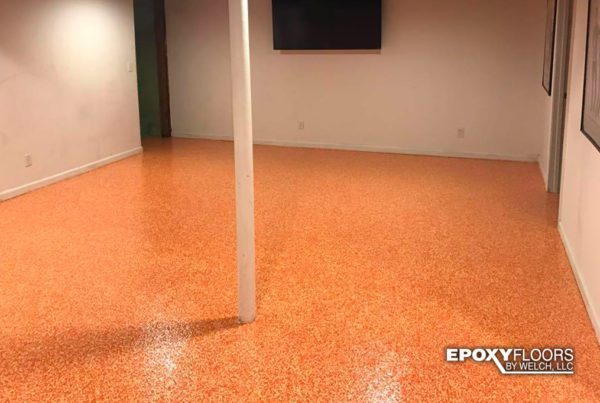 Custom Chiefs Epoxy floor