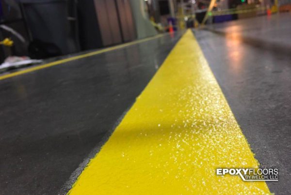 Yellow Line Striping Industrial