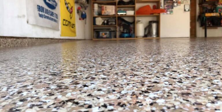 Garage epoxy floor coating