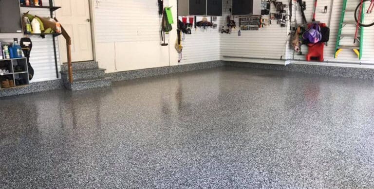 Garage epoxy flooring