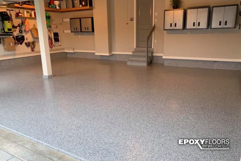 Garage epoxy floor coating