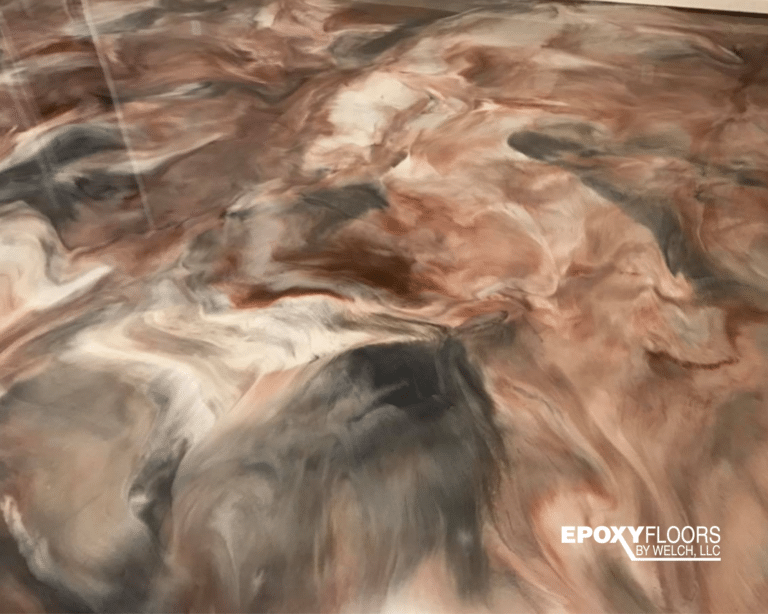 Epoxy flooring in home