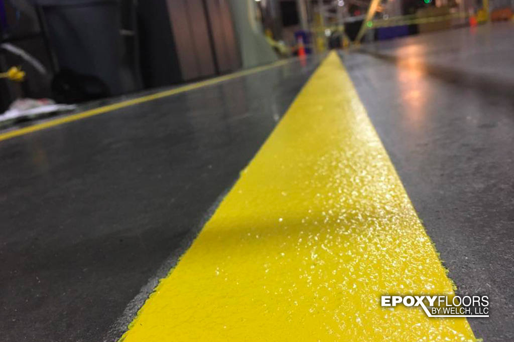 The Benefits of Concrete Sealing and Striping for Warehouses